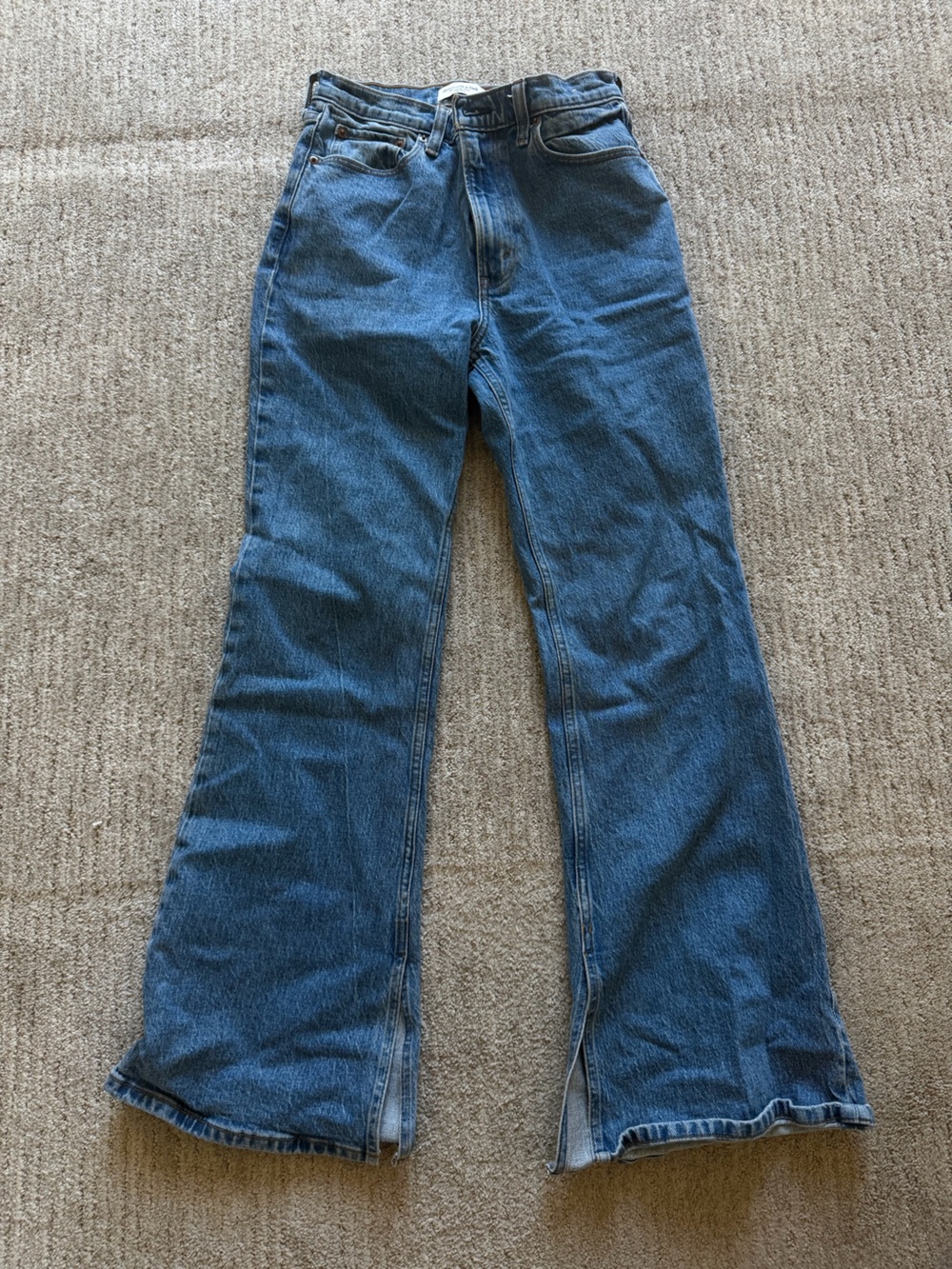 Abercrombie & Fitch Women’s Medium Blue Flared Jeans